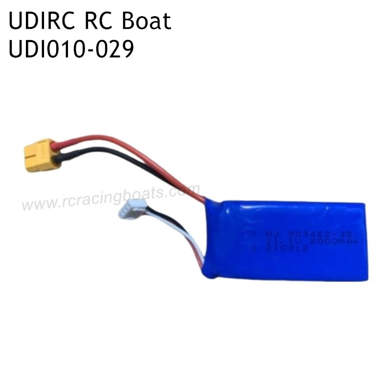 UDIRC UDI010 Parts 11.1V 2000mAh Li-Battery XT60 Plug