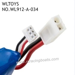 WLTOYS WL912-A Speed Boat Parts 7.4V Battery 1500mAh EL Plug