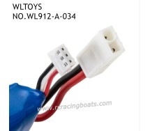 WLTOYS WL912-A Speed Boat Parts 7.4V Battery 1500mAh EL Plug