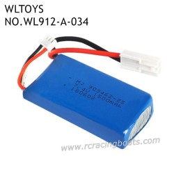 WLTOYS WL912-A Speed Boat Parts 7.4V Battery 1500mAh EL Plug