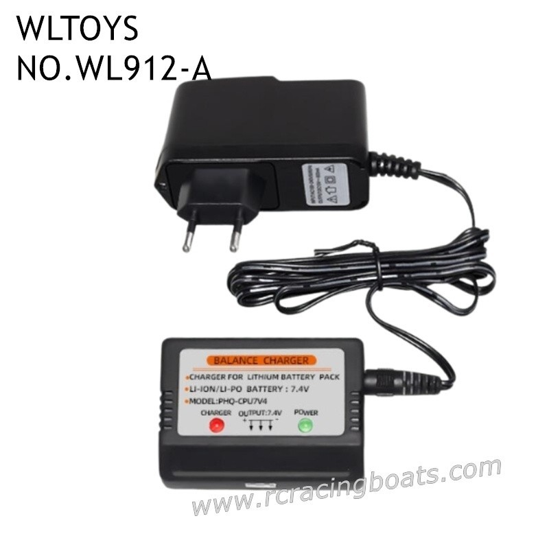 WLTOYS WL912-A Speed Boat Parts Charger with Balance Box EU Plug