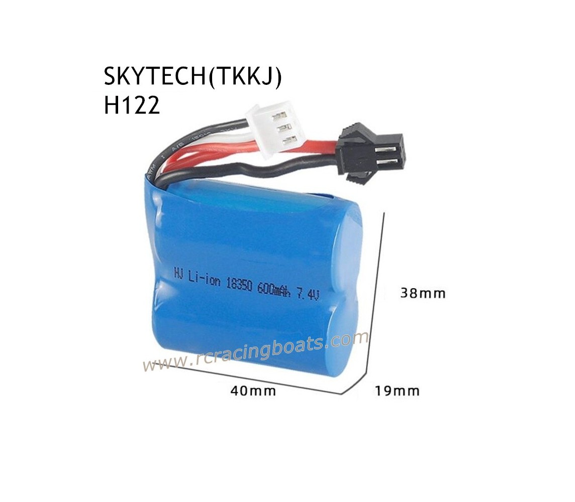 SKYTECH TKKJ H122 RC Boat Parts 7.4V 600mAh Battery