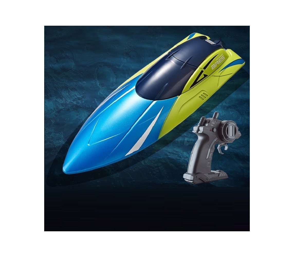 JJRC S4 2.4GHz High Speed Mini RC Racing Boat RTR Blue