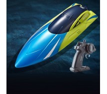 JJRC S4 2.4GHz High Speed Mini RC Racing Boat RTR Blue