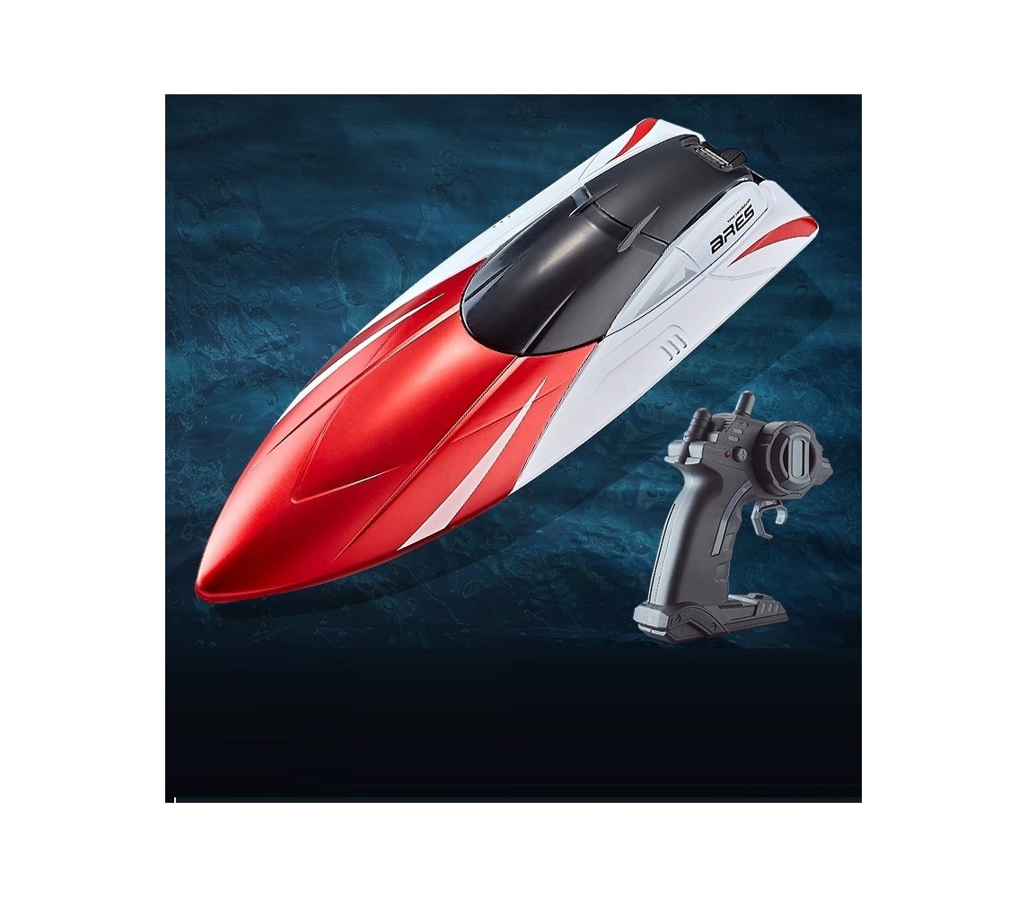 JJRC S4 2.4GHz High Speed Mini RC Racing Boat RTR Red