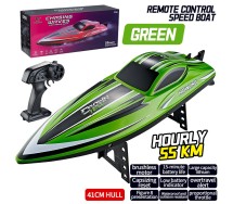 HONGXUNJIE HJ818PRO Brushless High Speed Large Boat RTR for Kids Green