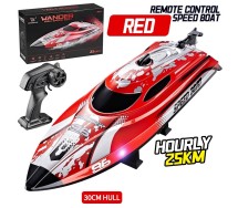 HONGXUNJIE HJ820 VANDER High Speed Boat RC Boat Red