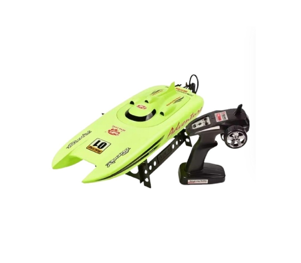 Heng Long 3788 Remote Control Racing Boat Speedboat Green