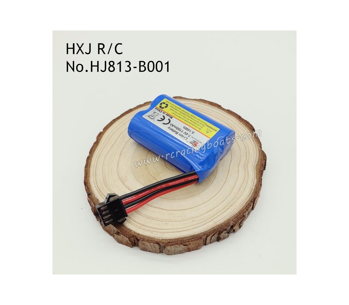 HONGXUNJIE HJ813 RC Boat Parts 7.4V 1100mAh Battery B001