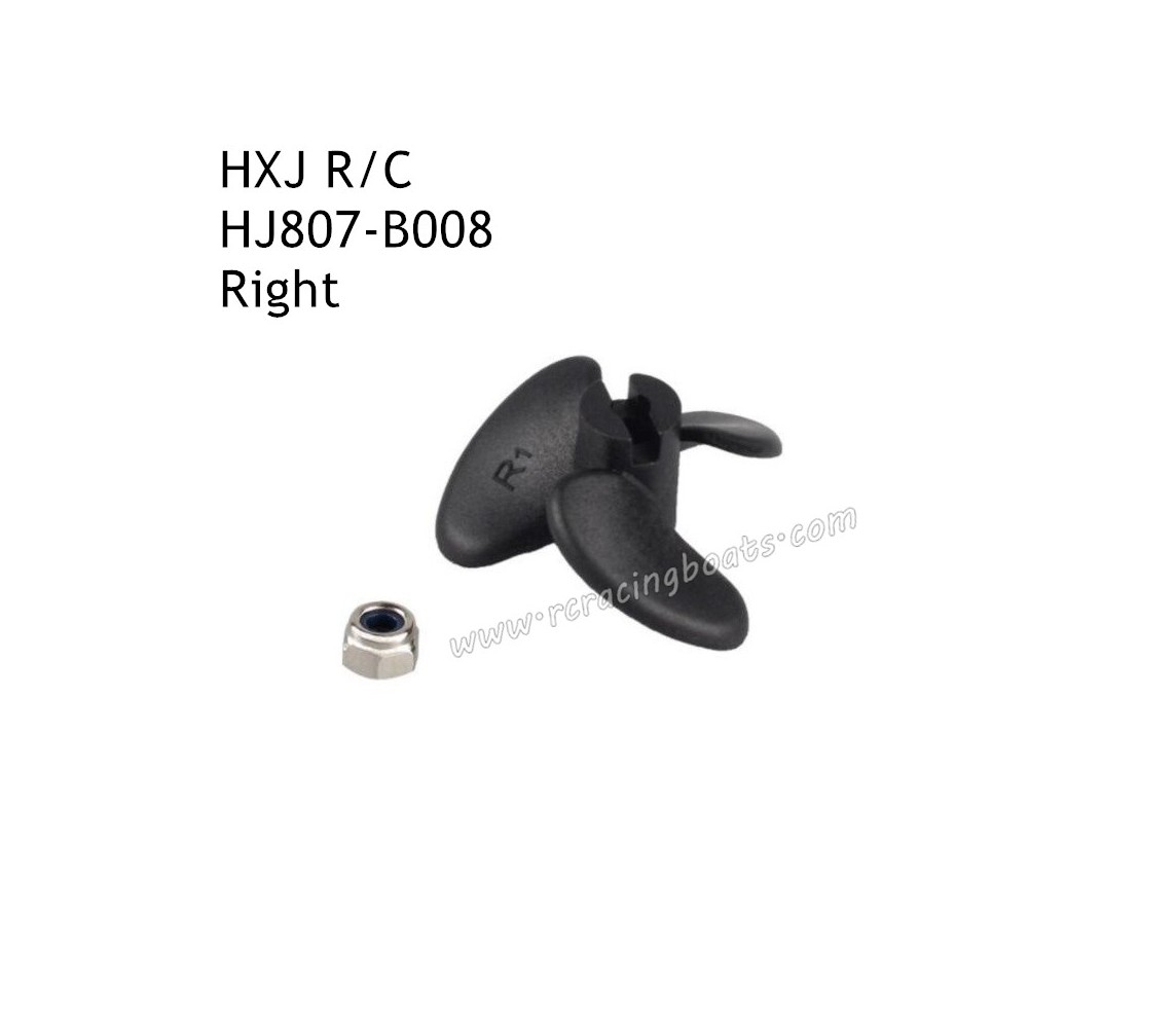 HONGXUNJIE HJ807 RC Boat Parts Right Propeller B008