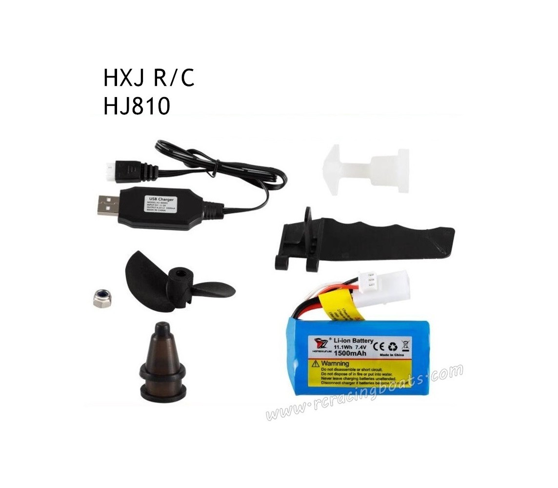 HONGXUNJIE HJ810 RC Boat Parts Consumables Kit