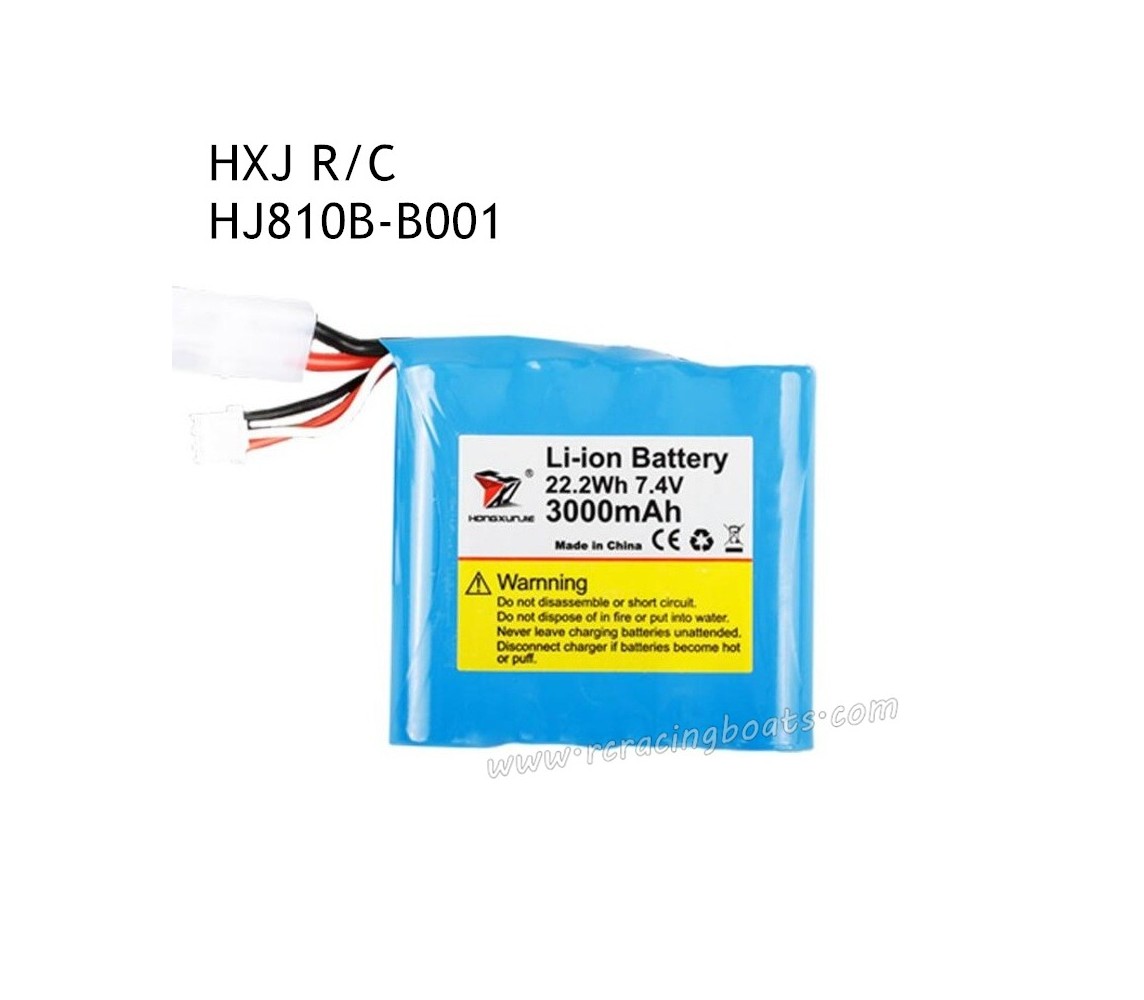 HONGXUNJIE HJ810B Parts 7.4V 3000mAh Li-ion Battery 001