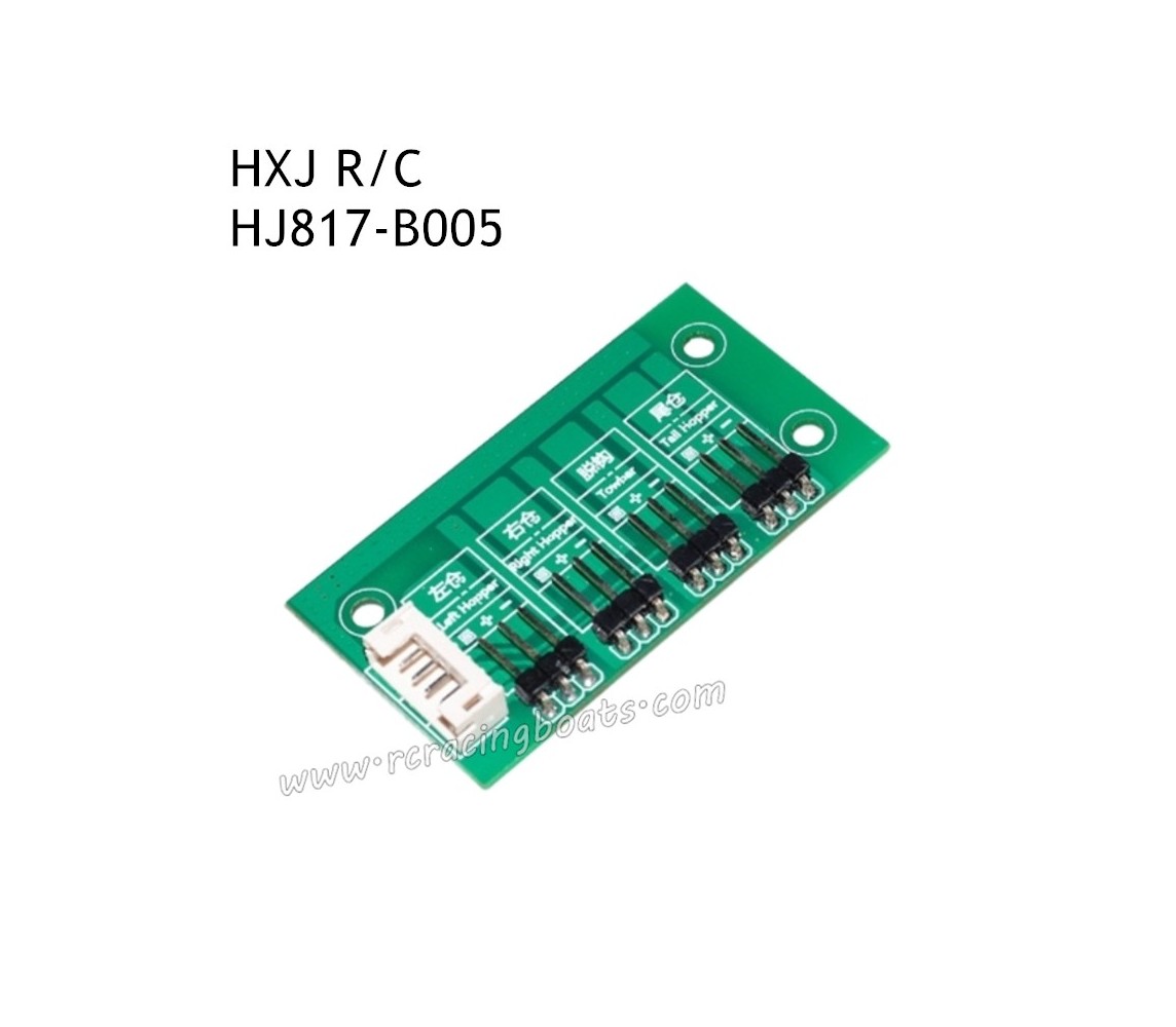 HXJ HJ817 RC Boat Parts Dental Box Distribution Board B005