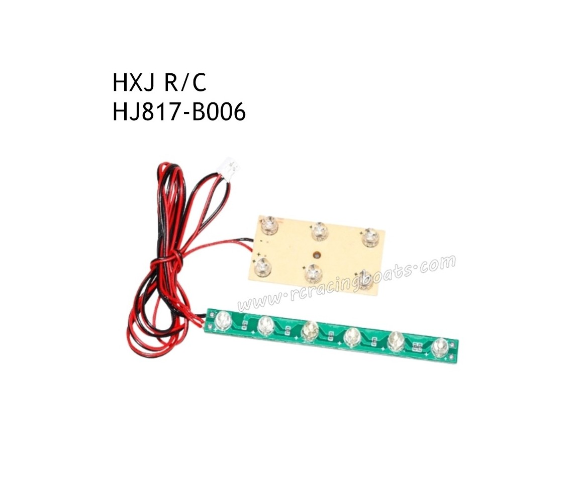 HXJ HJ817 RC Boat Parts Front and Rear Light Board B006