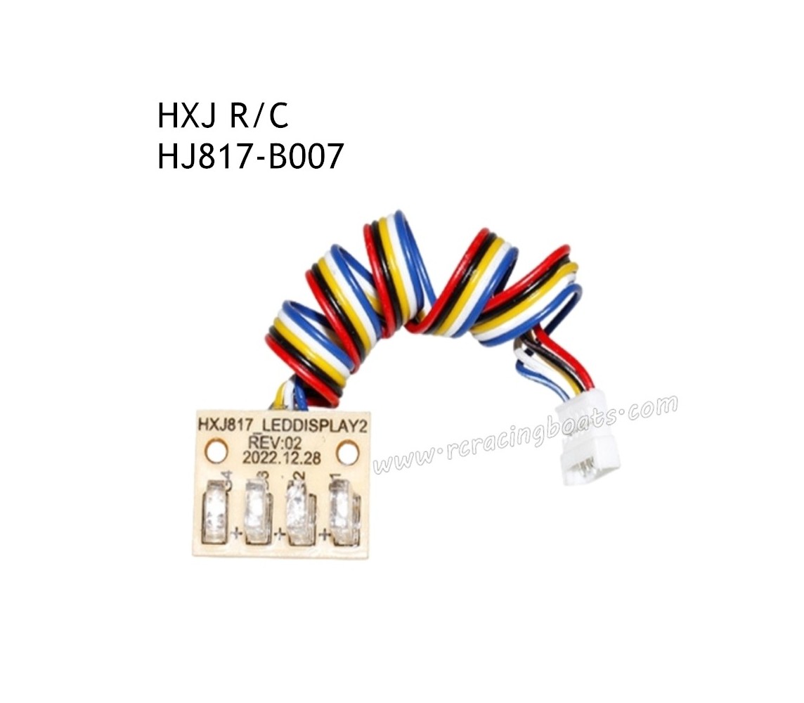 HXJ HJ817 RC Boat Parts Power Indicator Board Assembly B007