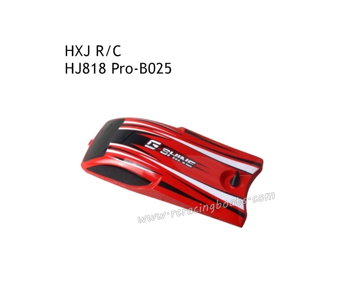 HONGXUNJIE HJ818 Pro Remote Control Boat Parts Boat Cover Red B025