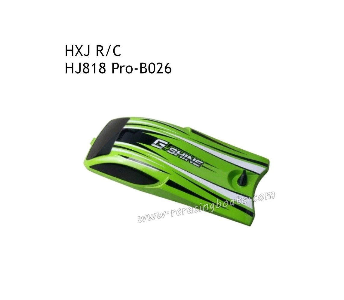 HONGXUNJIE HJ818 Pro Remote Control Boat Parts Boat Cover Green B025