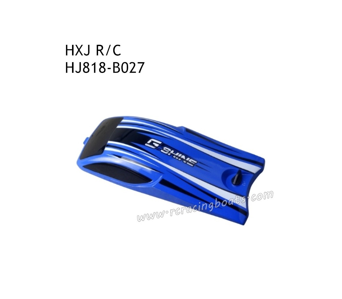 HONGXUNJIE HJ818 Remote Control Boat Parts Boat Cover Blue B027