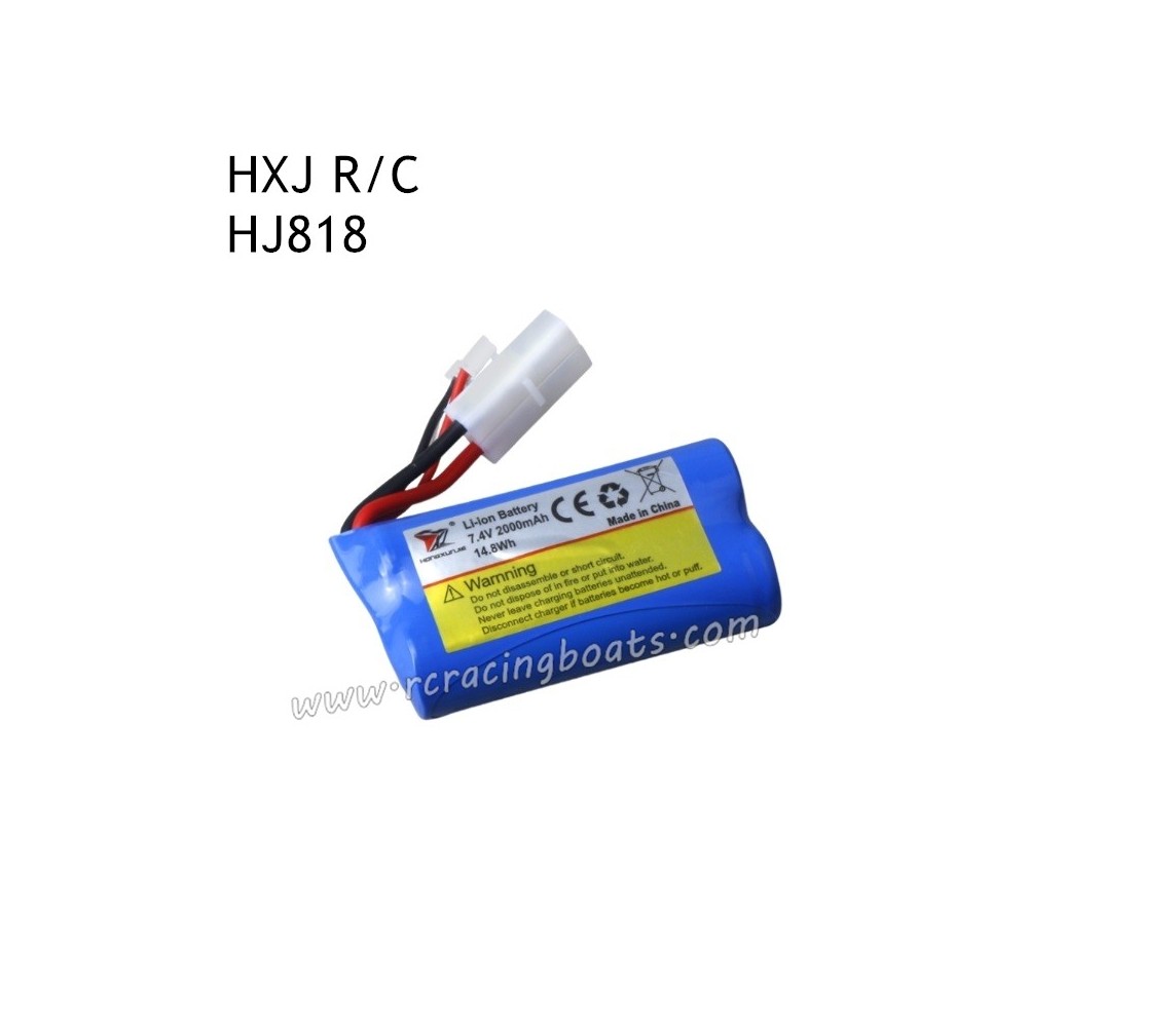 HONGXUNJIE HJ818 Remote Control Boat Parts 7.4V 2000mAh Battery