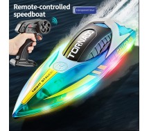 HJ819 Factory RC Speedboat 2.4G Waterproof Remote Control Boat Blue