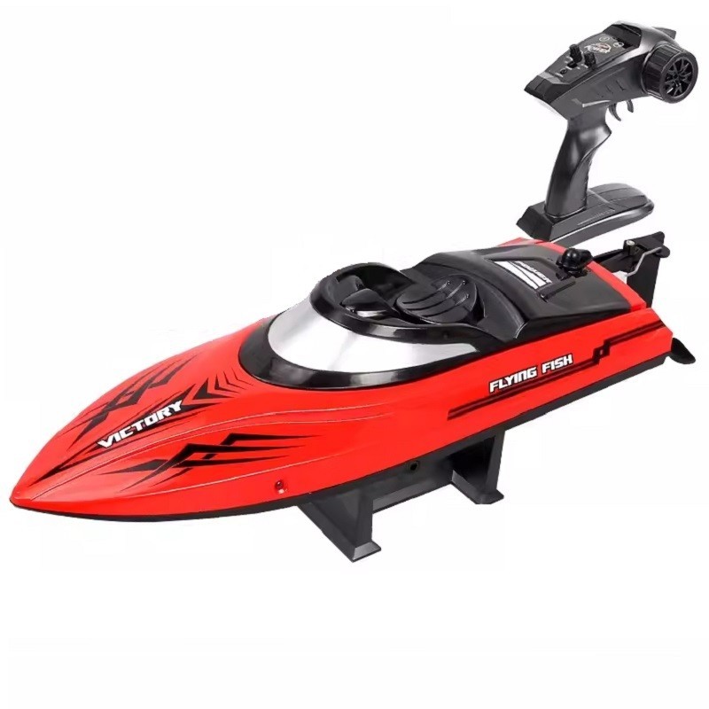 HXJ HJ811 2.4GHz High Speed Waterproof RC Boat with Remote Control Boat Red