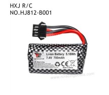 HXJ HJ812 Parts 5.18Wh 7.4V 700mAh Li-ion Battery B001