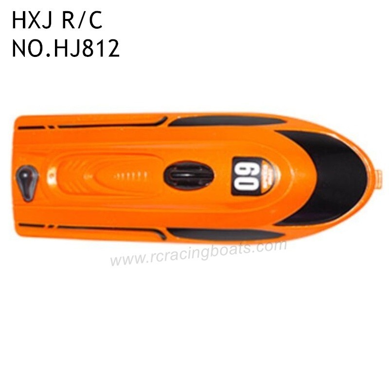 HXJ HJ812 Remote Control Boat Parts Top Cover Orange