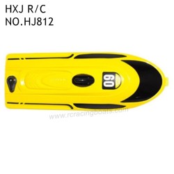 HXJ HJ812 Remote Control Boat Parts Top Cover Yellow