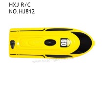 HXJ HJ812 Remote Control Boat Parts Top Cover Yellow