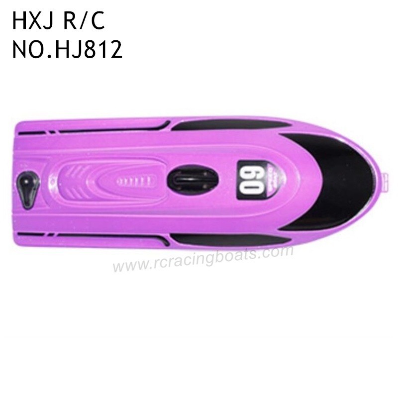 HXJ HJ812 Remote Control Boat Parts Top Cover Purple