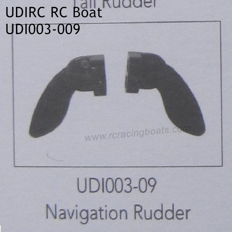 UDIRC UDI003 Bullet Boat Parts Navigation Rudder