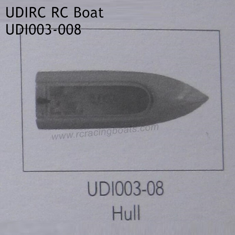 UDIRC UDI003 Bullet Boat Parts Hull