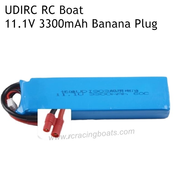 UDIRC UDI005 Arrow Upgrade Parts 11.1V 3300mah Battery Banana Plug