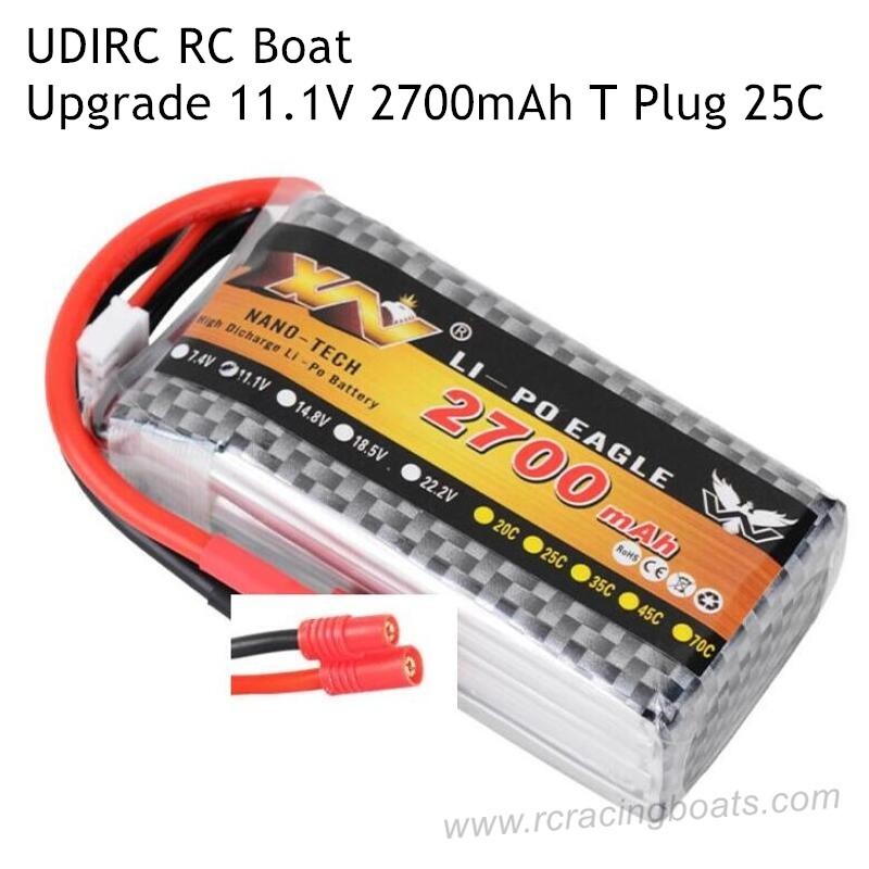 UDIRC UDI005 Arrow Upgrade Parts 11.1V 2700mAh T-Plug 25C Battery