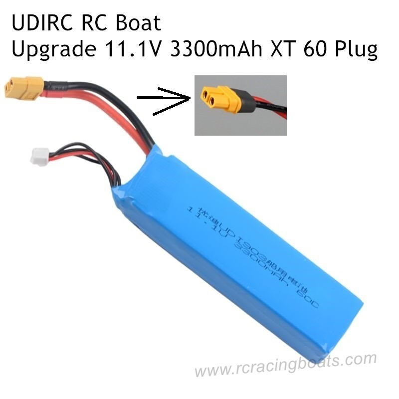 UDIRC UDI005 Arrow Upgrade Parts 11.1V 3300mAh XT 60 Plug Battery