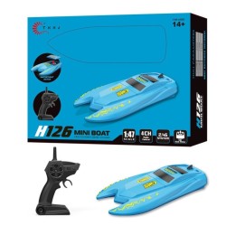 SKYTECH TKKJ H126 2.4G Mini Remote Control RC Blue Boat