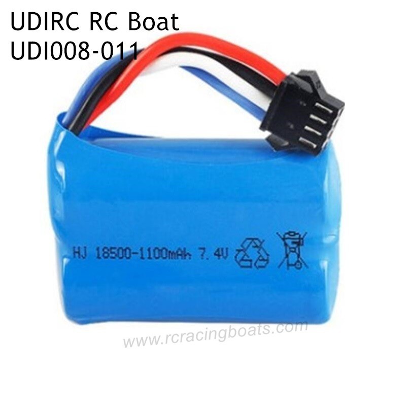 UDIRC UDI008 RC Boat Parts 7.4V 1100mAh Battery