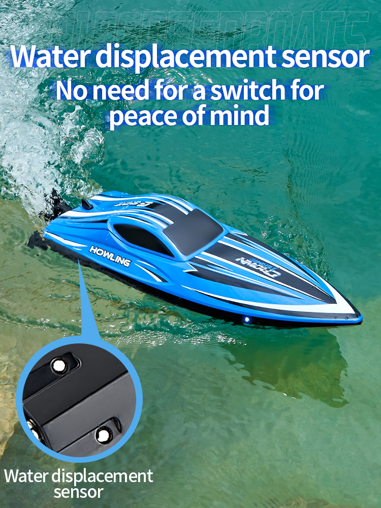 HONGXUNJIE HJ818 Brushed Remote Comtrol Boat RTR