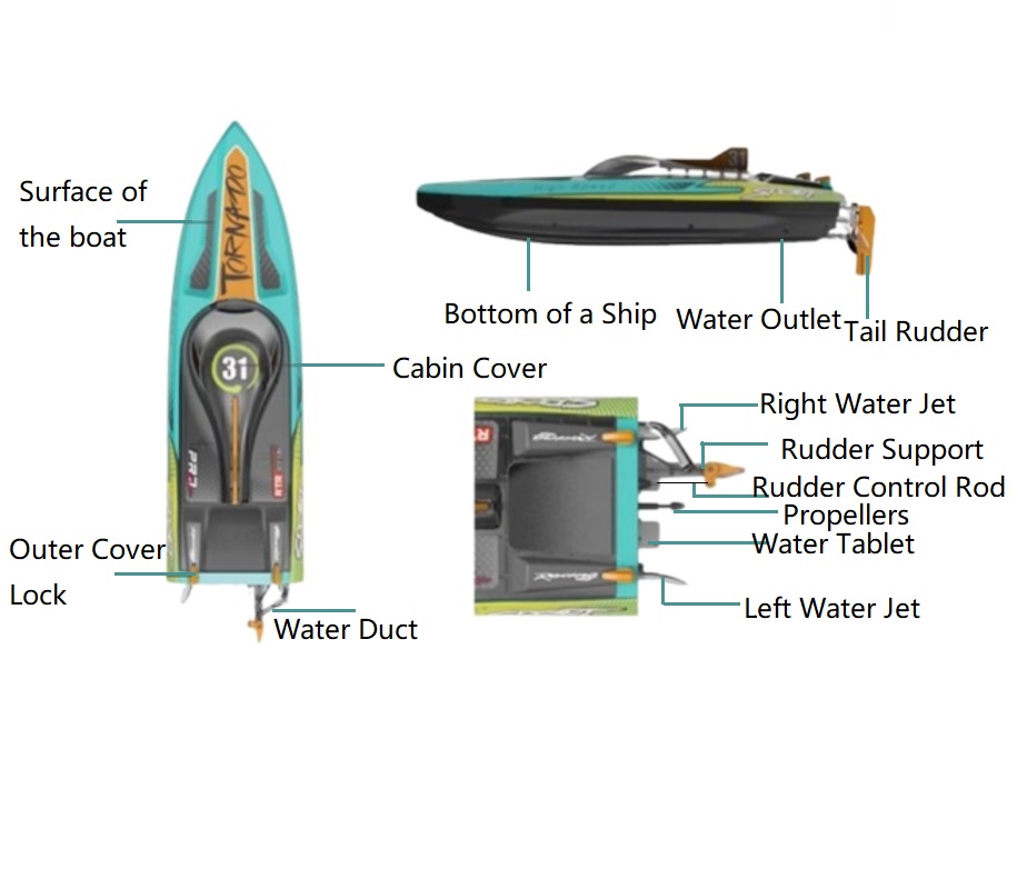 Heng Long 3789 High Speed Large Remote Control Boat Overview