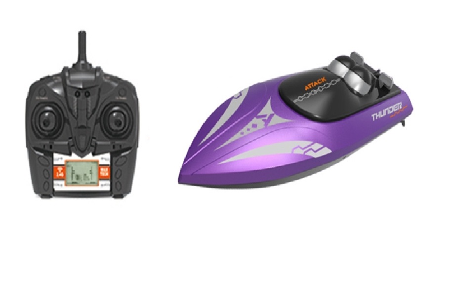 SKYTECH H112 High Speed RC Boat Purple Overview