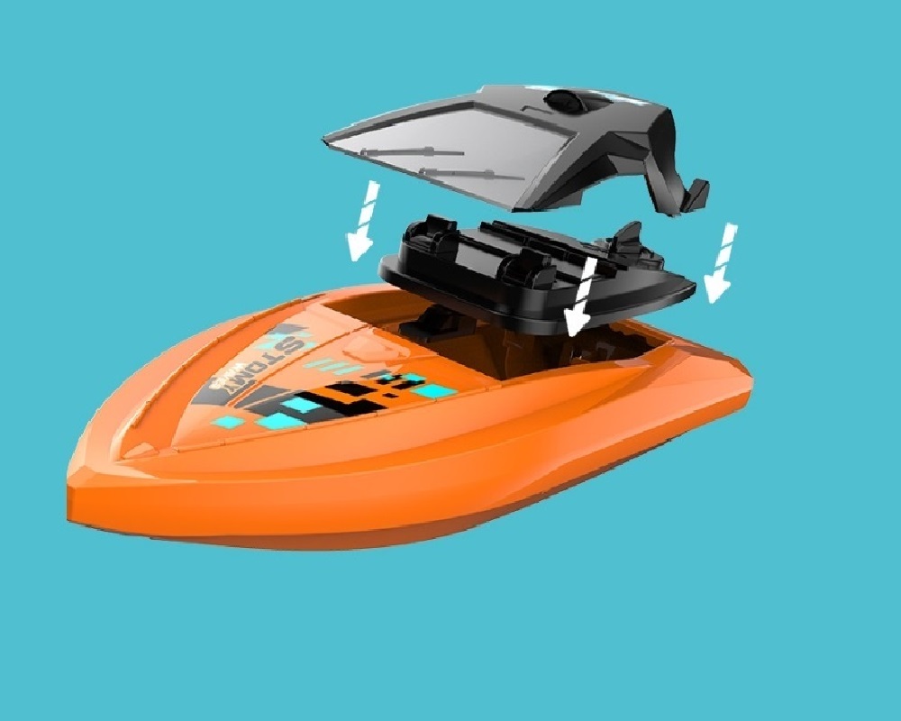 SKYTECH H151 RC Boat Orange Overview