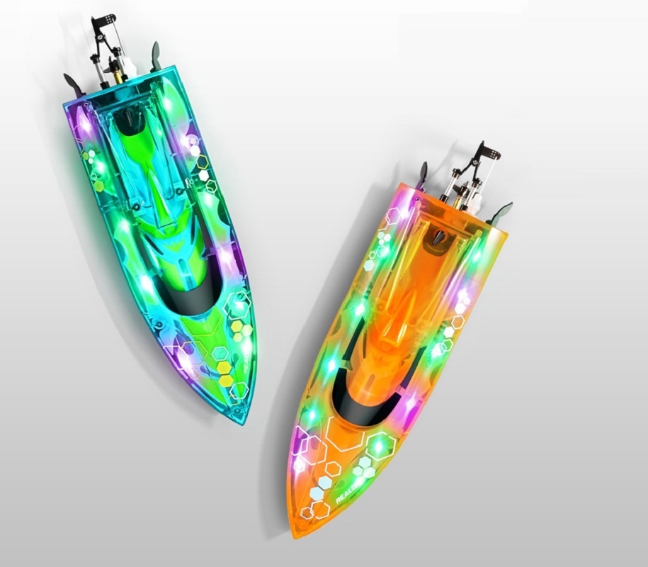 SKYTECH H155 RC Boat Green and Orange